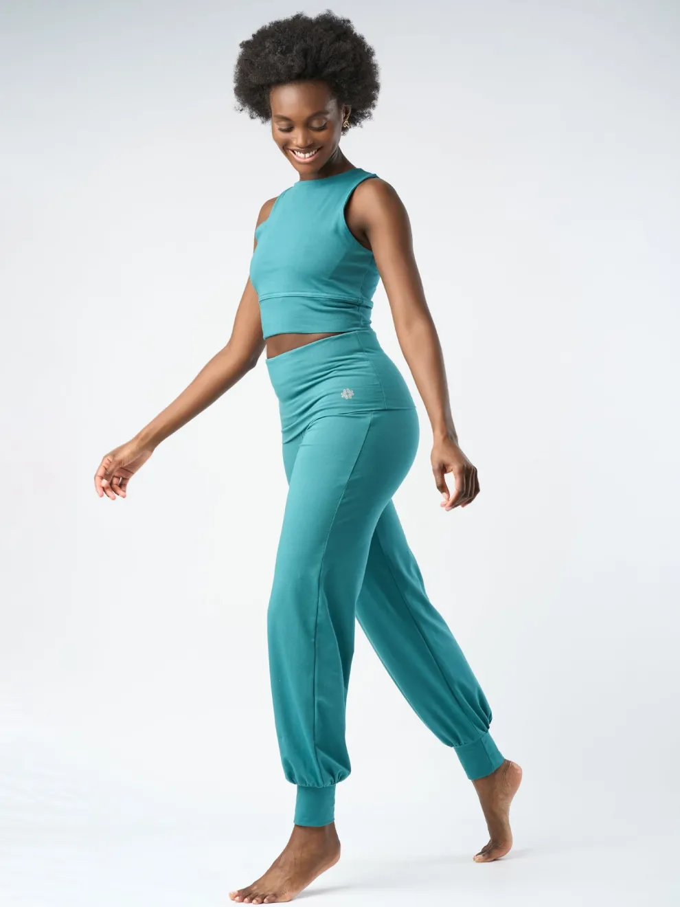 Gossypium Aspire Harem Pants - Jade