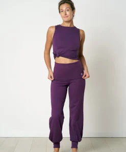 Gossypium Aspire Harem Pants - Grape