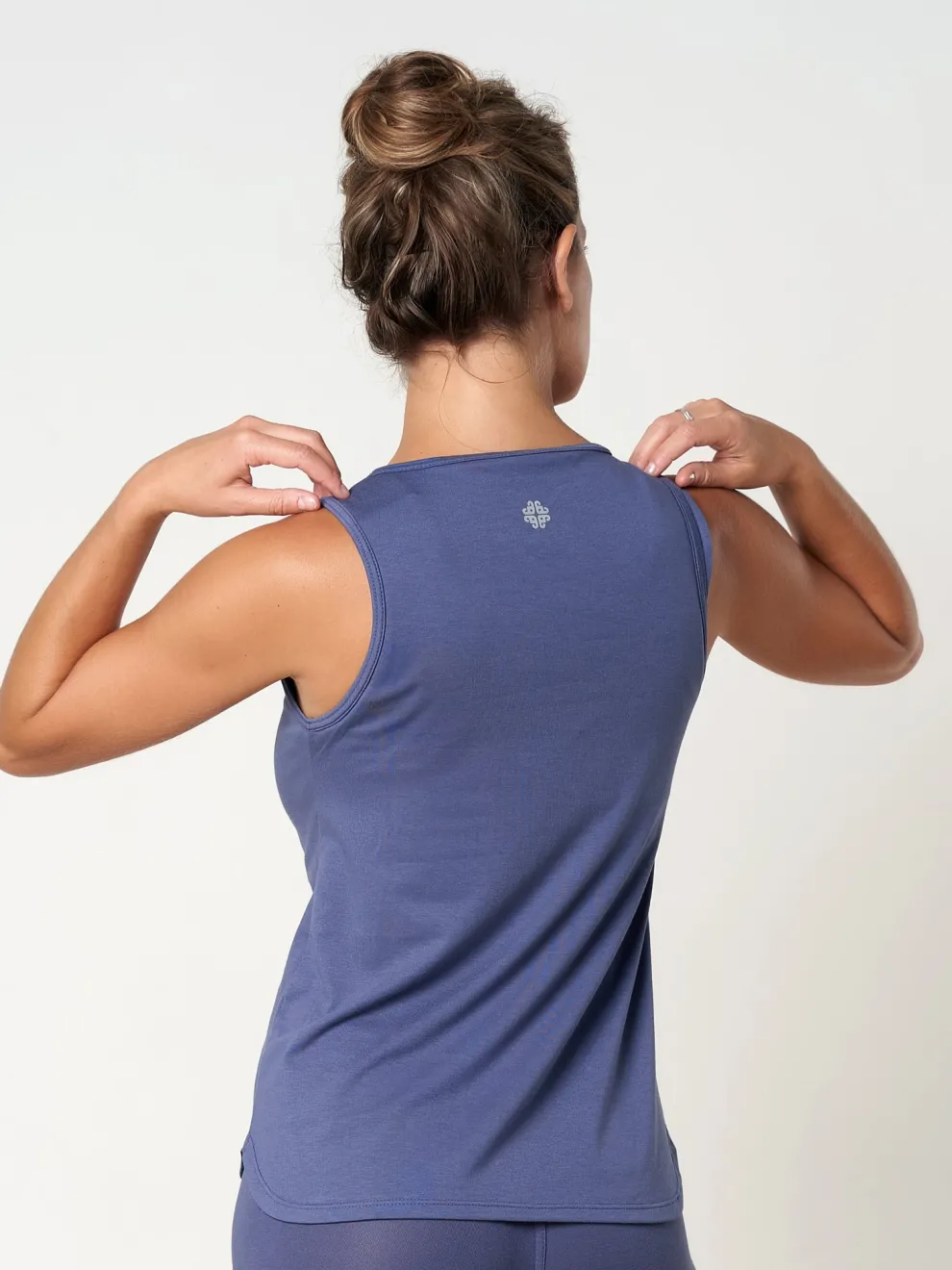 Gossypium Freedom Yoga Vest - Indigo