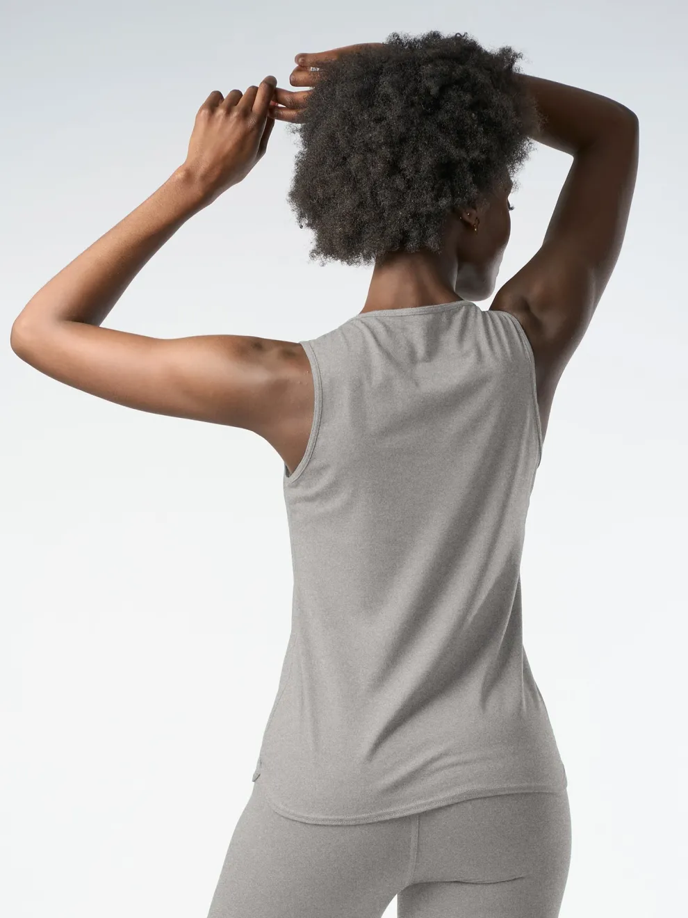 Gossypium Freedom Yoga Vest - Marl Grey