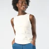 Gossypium Freedom Yoga Vest - Natural