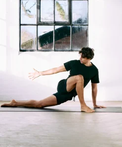 Gossypium Men's Drawstring Shorts - Black