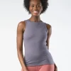 Gossypium Twist Yoga Vest - Ash Grey
