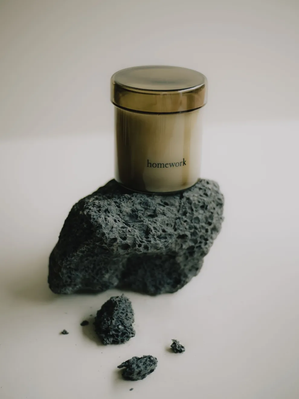 Homework Regular Candle - Wood