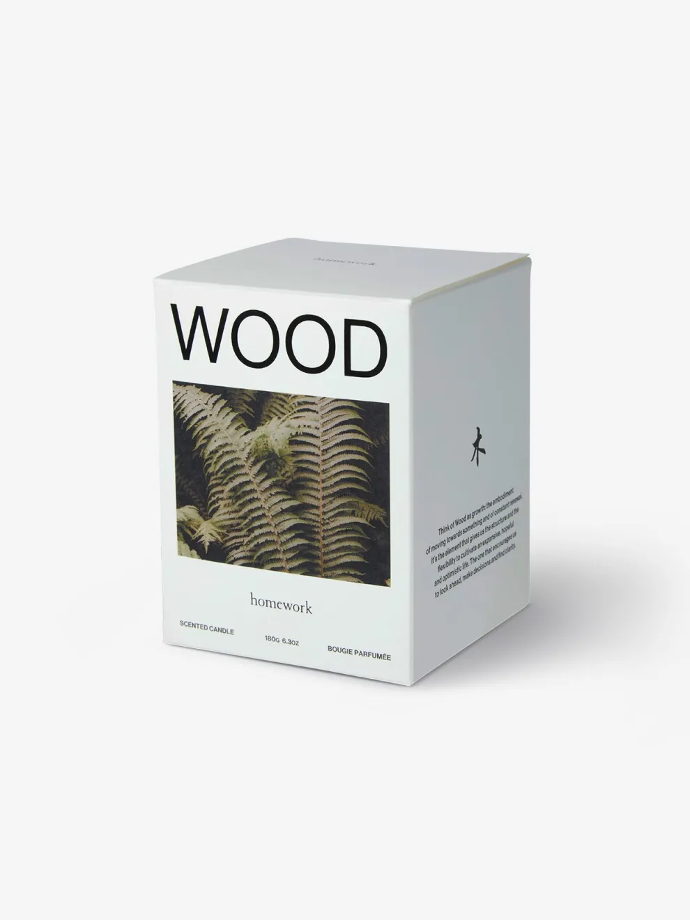 Homework Regular Candle - Wood