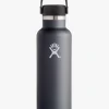Hydro Flask 621ml (21oz) Standard Mouth with Flex Cap - Black