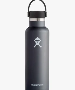 Hydro Flask 621ml (21oz) Standard Mouth with Flex Cap - Black