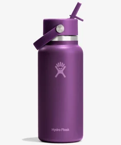 Hydro Flask 946ml (32oz) Wide Mouth Bottle with Flex Straw Cap - Beachplum