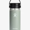 Hydro Flask 473ml (16oz) Wide Mouth with Flex Sip Lid - Agave