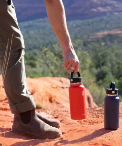 Hydro Flask 946ml (32oz) Wide Mouth with Flex Cap - Indigo