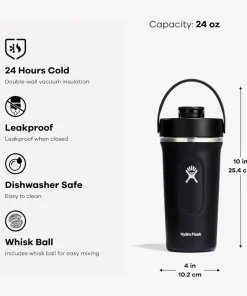 Hydro Flask 710ml (24oz) Insulated Shaker Bottle - Surf