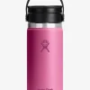 Hydro Flask 473ml (16oz) Wide Mouth Bottle with Flex Sip Lid - Reef