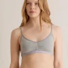 Komodo Anastasia Organic Cotton Bra - Marl Grey