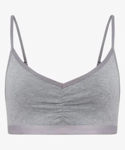 Komodo Anastasia Organic Cotton Bra - Marl Grey