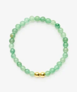 Mala Bead Bracelet - Green Aventurine