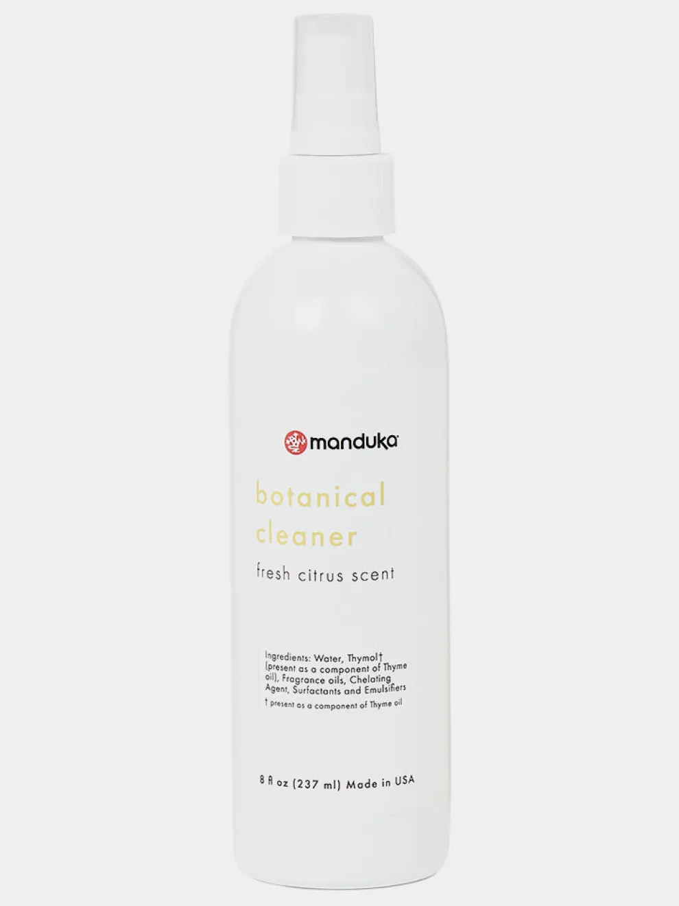 Manduka Botanical Disinfecting Cleaner 8 oz - Fresh Citrus