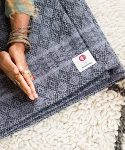 Manduka Cotton Blanket Thunder