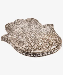 Namaste Embossed Incense Holder - Hamsa