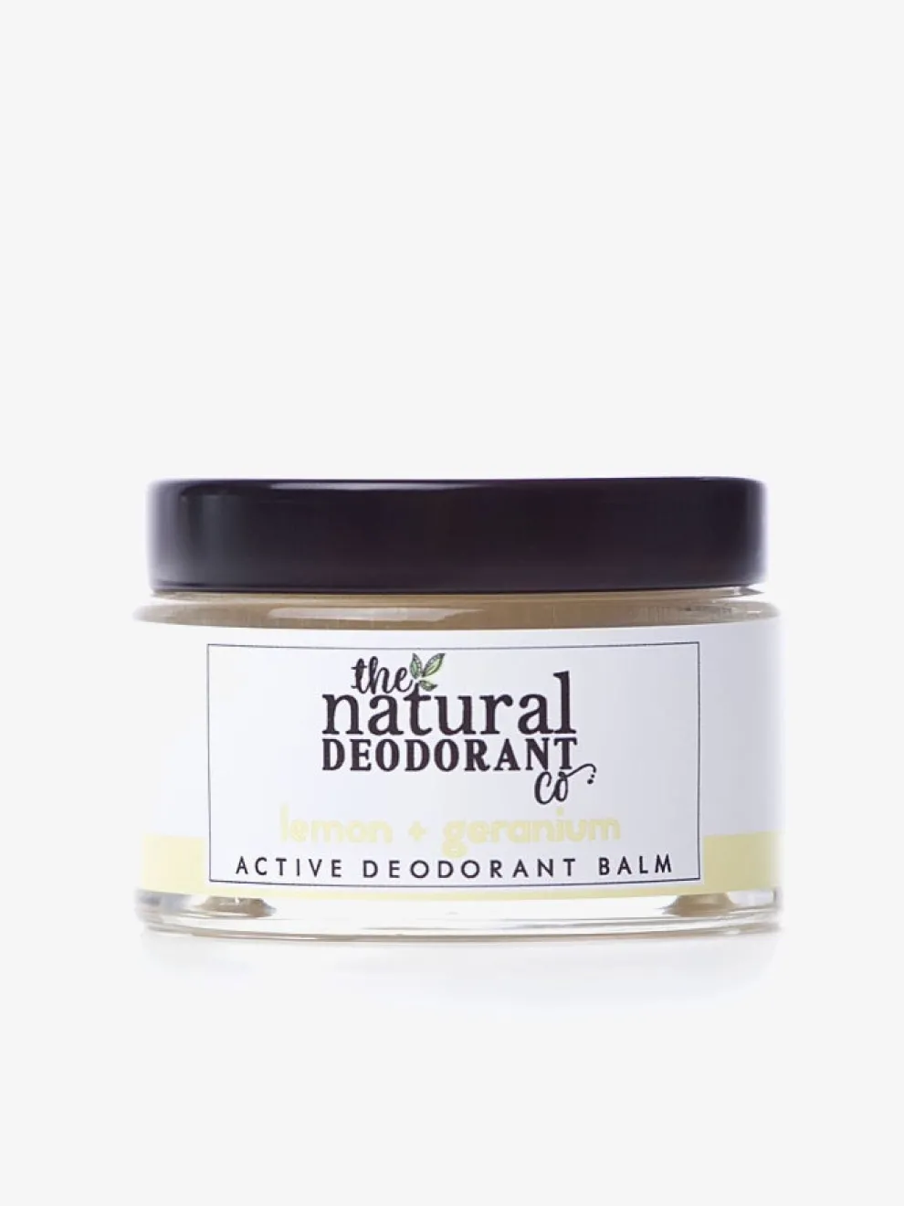 Natural Deodorant Co 55g Clean Deodorant Balm - Lemon + Geranium