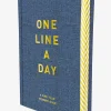 One Line a Day Journal - Denim