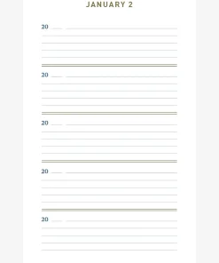 One Line a Day Journal - Denim