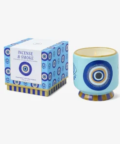 Paddywax Adopo Eye Ceramic Candle - Incense & Smoke
