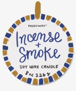 Paddywax Adopo Eye Ceramic Candle - Incense & Smoke