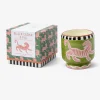 Paddywax Adopo Tiger Ceramic Candle - Black Cedar & Fig