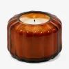 Paddywax Ripple Glass Votive Candle - Tobacco Patchouli
