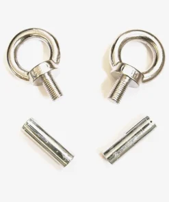 Pair of Stainless Steel Eyebolts & Anchors