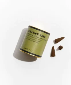 P.F. Candle Co. Alchemy Incense Cones - Geranium Moss