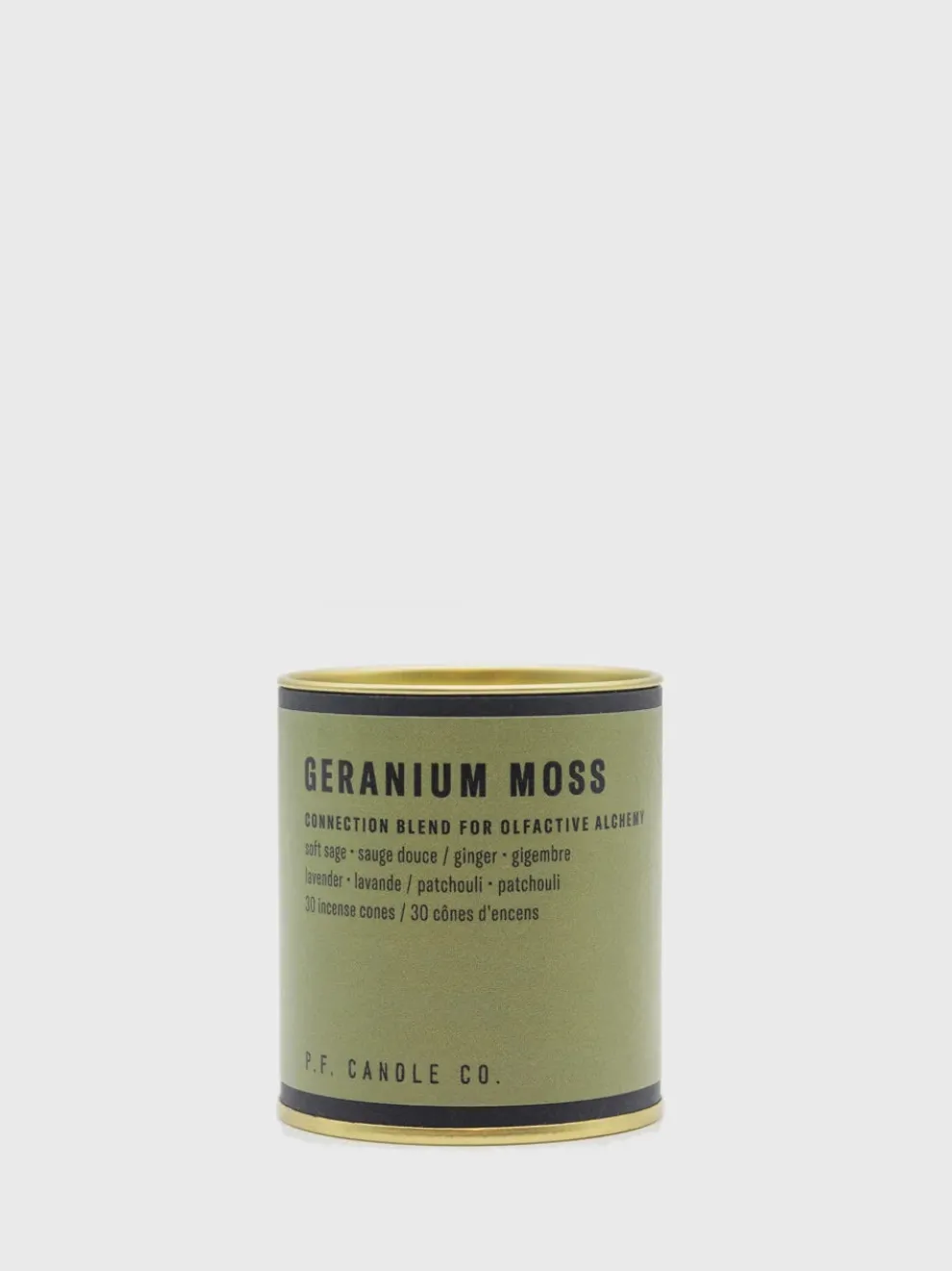 P.F. Candle Co. Alchemy Incense Cones - Geranium Moss