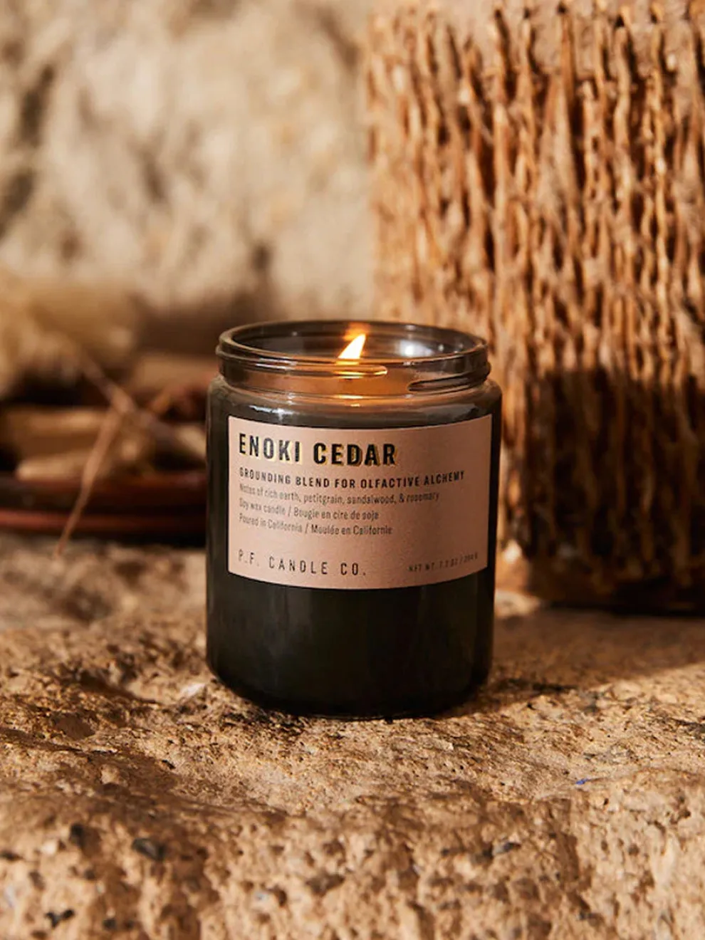 P.F. Candle Co. 7.2oz Alchemy Candle - Enoki Cedar