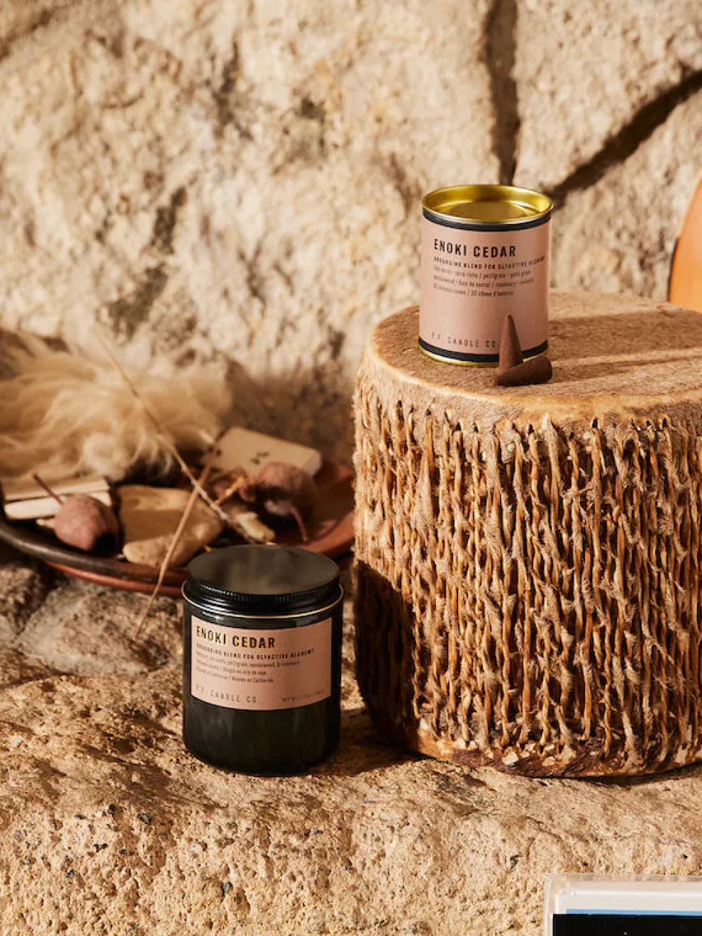 P.F. Candle Co. 7.2oz Alchemy Candle - Enoki Cedar