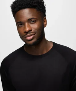 prAna Natural Flow S/S Crew Tee - Black