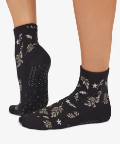 Tavi Noir Aria Grip Socks - Ebony Floral