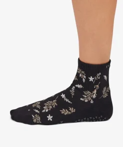 Tavi Noir Aria Grip Socks - Ebony Floral