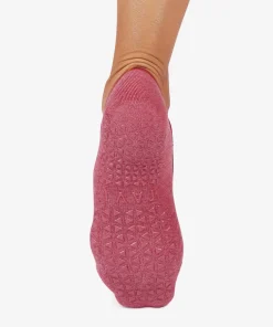 Tavi Noir Chloe Grip Socks - Ruby Heather