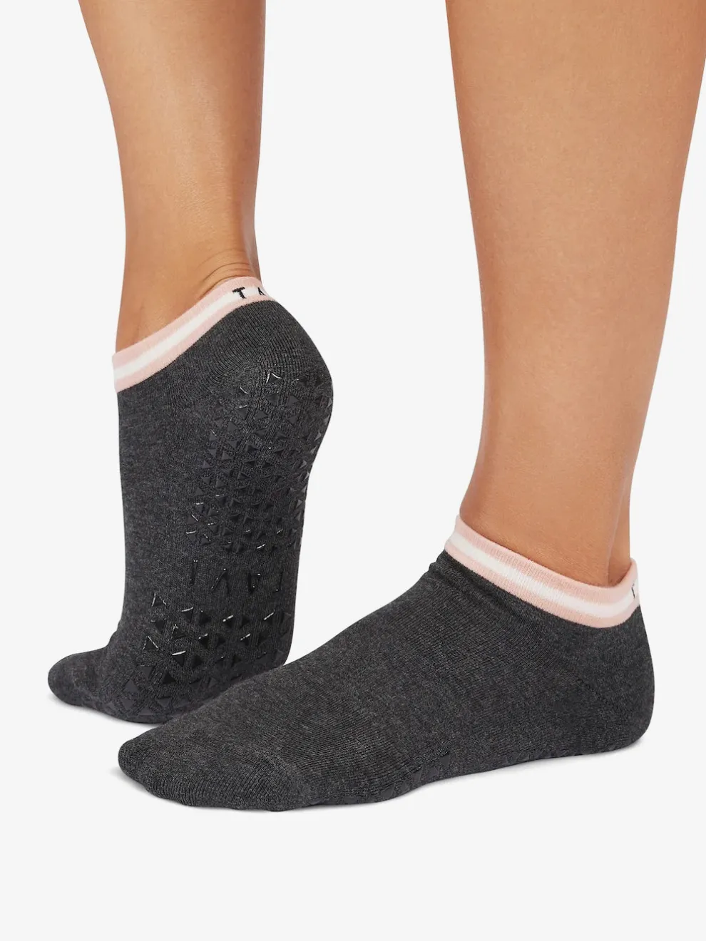 Tavi Noir Cora Grip Socks - Petal Melange Stripe