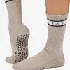 Tavi Noir Kai Grip Socks - Shitake Heather