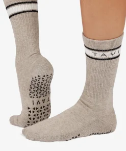 Tavi Noir Kai Grip Socks - Shitake Heather