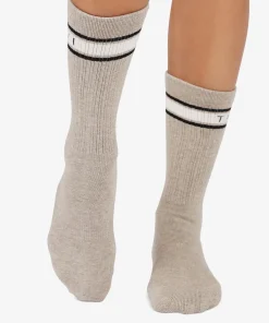 Tavi Noir Kai Grip Socks - Shitake Heather