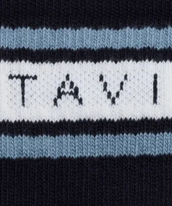 Tavi Noir Kai Grip Socks - Ebony Mirage Stripe