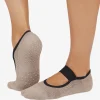 Tavi Noir Lola Grip Socks - Shitake Geo