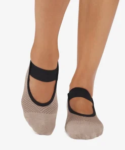 Tavi Noir Lola Grip Socks - Shitake Geo