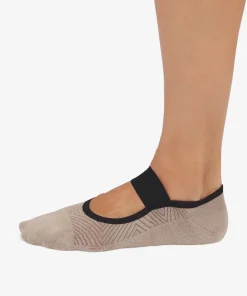 Tavi Noir Lola Grip Socks - Shitake Geo