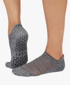 Tavi Noir Savvy Breeze Grip Socks - Midnight Heather