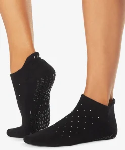 Tavi Noir Savvy Grip Socks - Black Sparkle