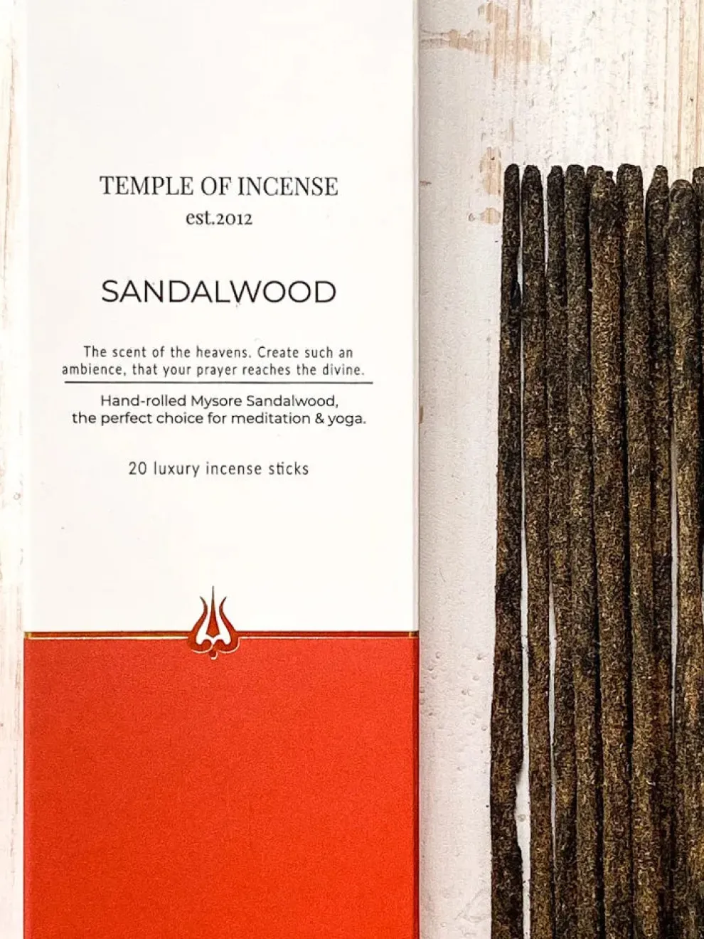 Temple of Incense - Sandalwood Incense Sticks