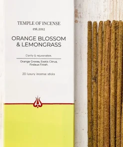 Temple of Incense - Orange Blossom & Lemongrass Incense Sticks